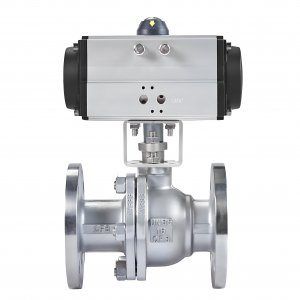 氣動(dòng)球閥\Q641F-25P DN50不銹鋼高平臺(tái)